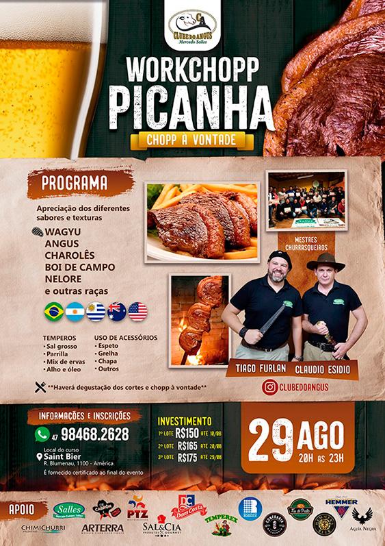 Workchopp de Picanha terá as melhores carnes de 5 países Workchopp de Picanha terá as melhores carnes de 5 países