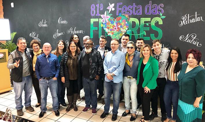 Lançamento da 81ª Festa das Flores mostra a grandiosidade e criatividade do evento Lançamento da 81ª Festa das Flores mostra a grandiosidade e criatividade do evento