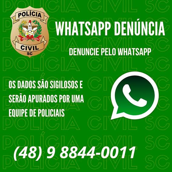 Polícia Civil de Santa Catarina no WhatsApp