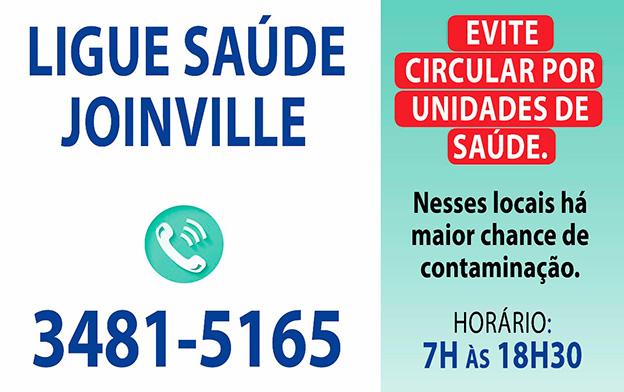 Ligue Saúde Joinville passa oferecer com orientações sobre os sintomas do coronavírus Ligue Saúde Joinville passa oferecer com orientações sobre os sintomas do coronavírus