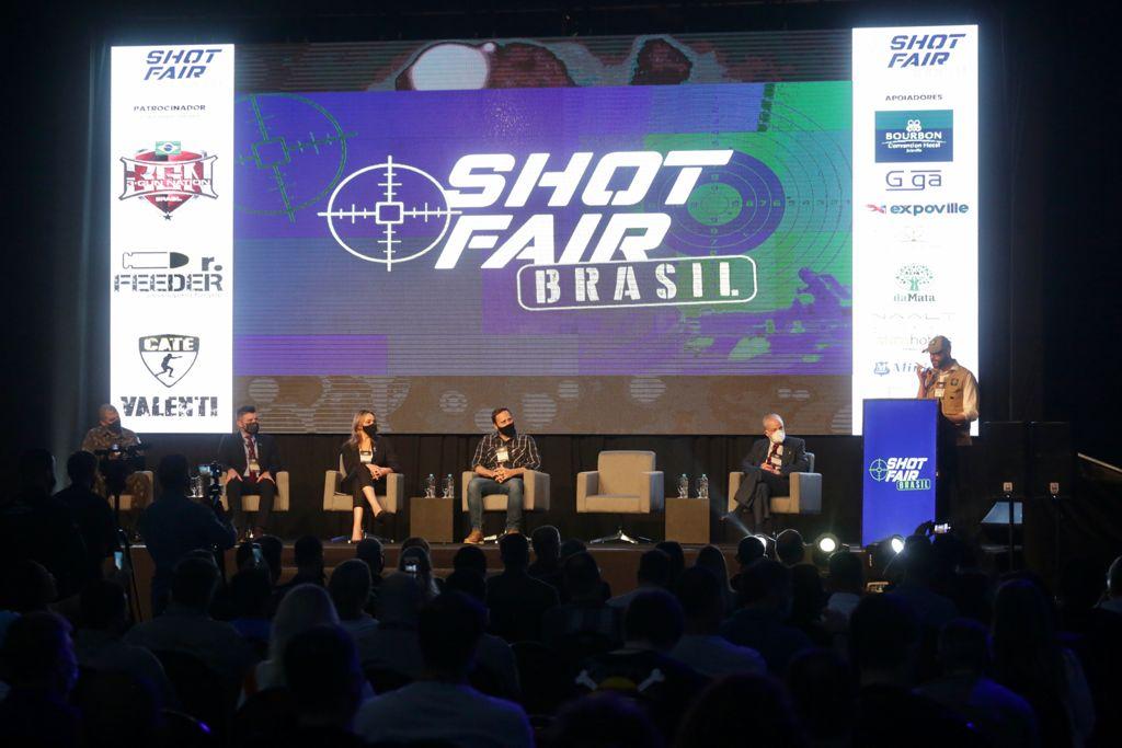 Presidente Jair Bolsonaro discursa na abertura da SHOT FAIR BRASIL Presidente Jair Bolsonaro discursa na abertura da SHOT FAIR BRASIL